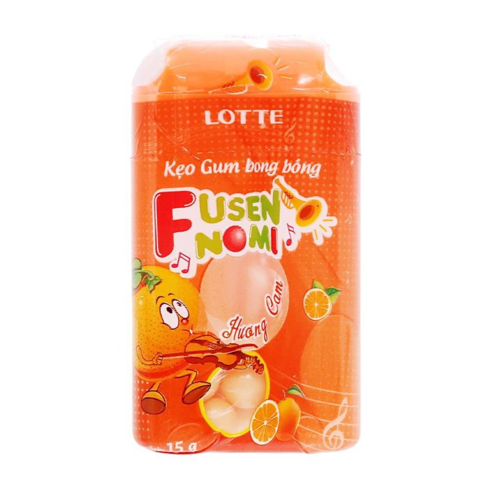 Kẹo gum  Lotte  Fusennomi hương cam  14gr