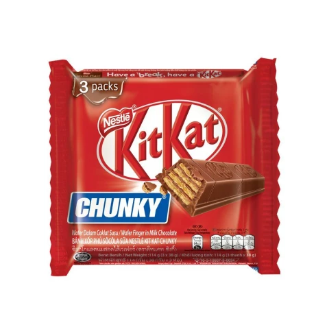 Sô cô la Kitkat Chunky 3 thanh *38gr