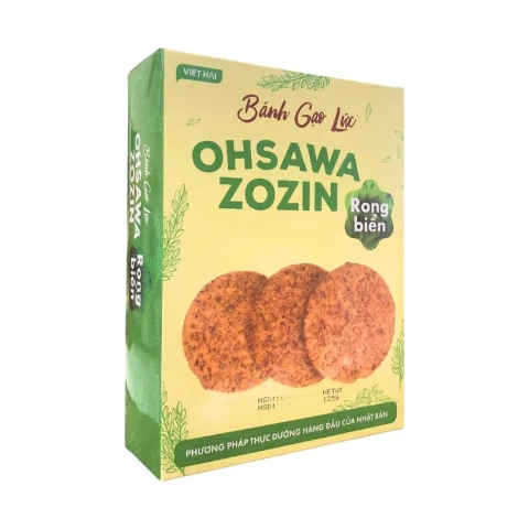 Bánh gạo lứt   Ohsawa Zozin  125g