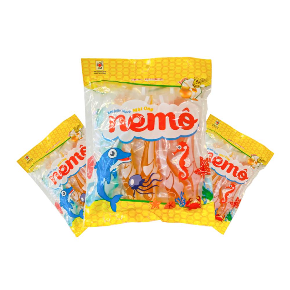 Kẹo Jelly thạch mật ong Nemo túi 230g/20
