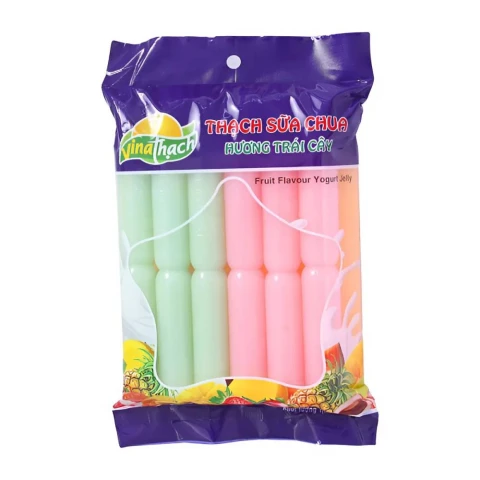 Thạch sữa chua  Vinathach ống 620gr
