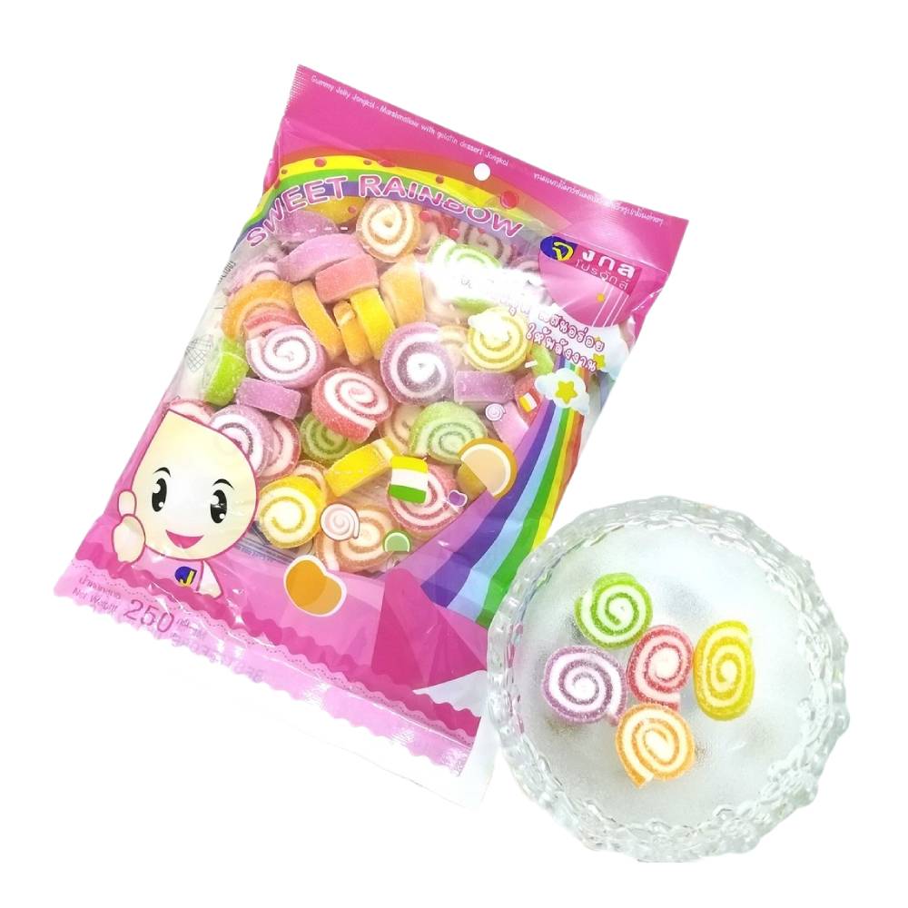 Kẹo  Mashmallow Jongkol mini roll  250gr