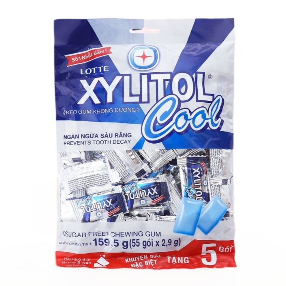 Kẹo cao su Xylitol Cool không đường 26,1gr