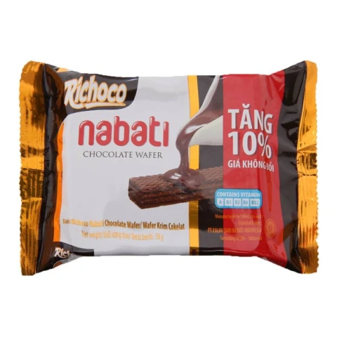 Bánh kem xốp  Nabati sô cô la 50gr
