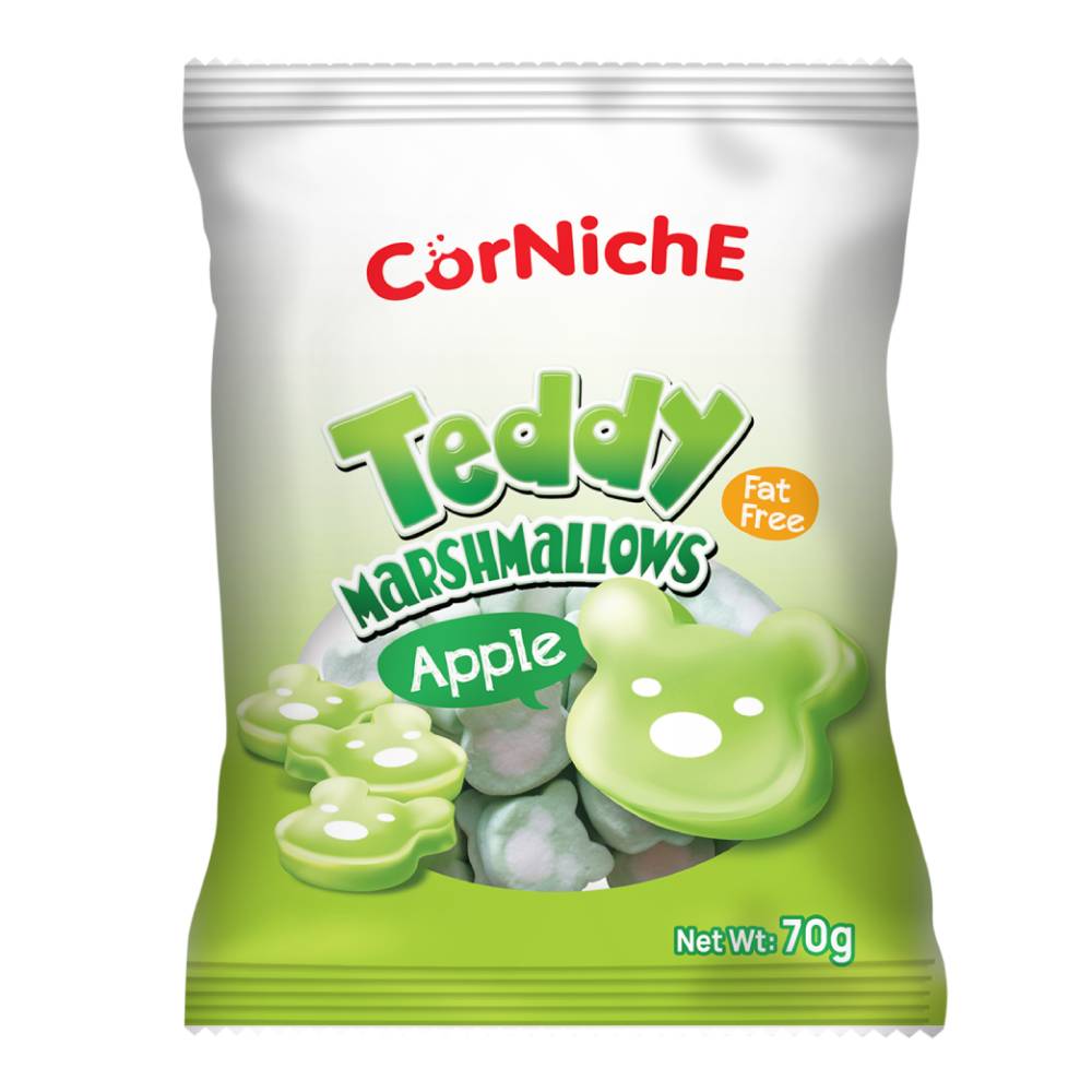 Kẹo Apple  Teddy Marshmallows  70gr