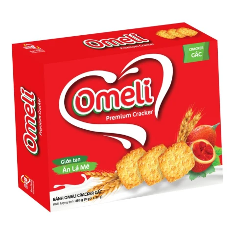 Bánh gấc vừng Omeli 288g/8
