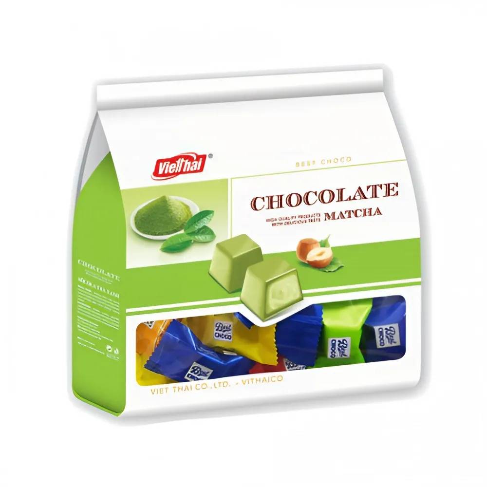 Kẹo Sô cô la  Việt Thái  hương trà xanh  225gr