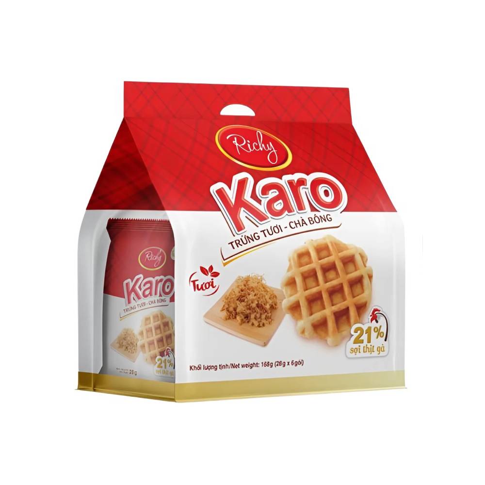 Bánh tươi Karo sợi gà (26gr*6) 156gr/12