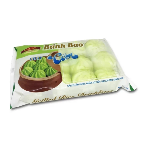 Bánh bao Phú Mỹ nhân đậu xanh lá dứa 280gr