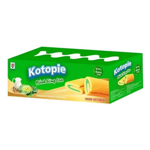 Bánh bông lan Kotopie - Hải hà Kotobuki hương cốm 234gr