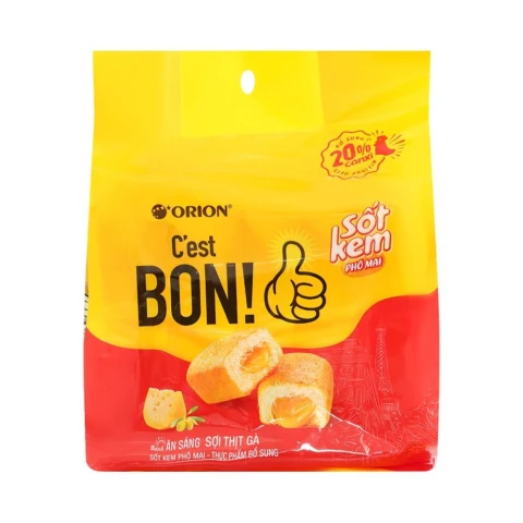 Bánh C est Bon sợi thịt gà kem sốt phô mai 5 cái 101,5gr