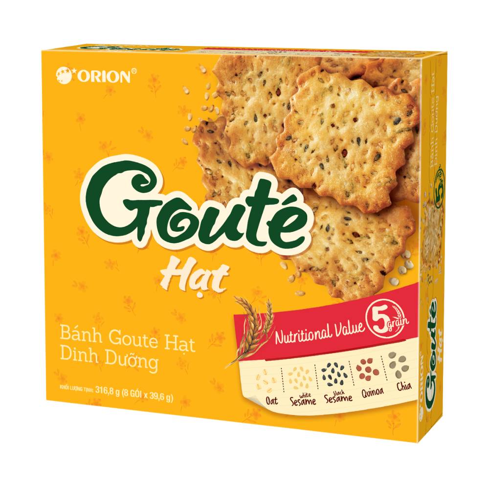 Bánh  Goute hạt dinh dưỡng 316,8gr
