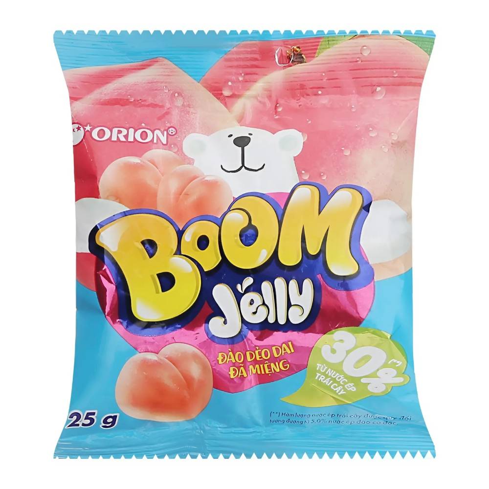 Kẹo dẻo  Boom  vị đào  25gr