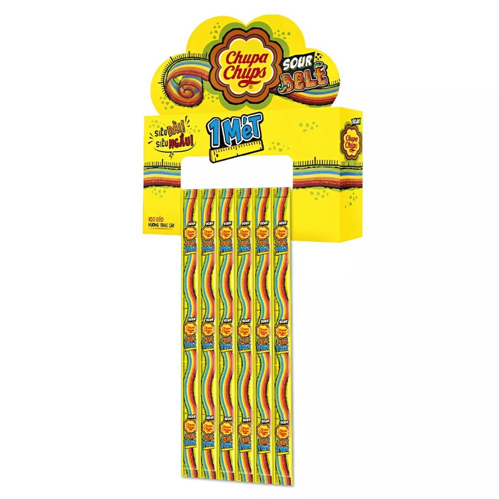 Kẹo dây Chupa Chups  hương trái cây 168gr