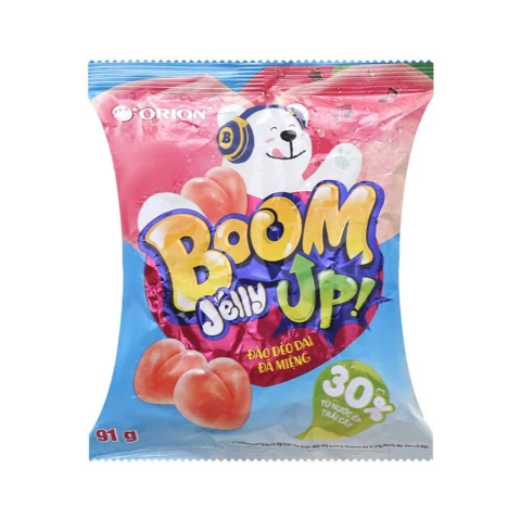Kẹo dẻo  Boom  vị đào  91gr