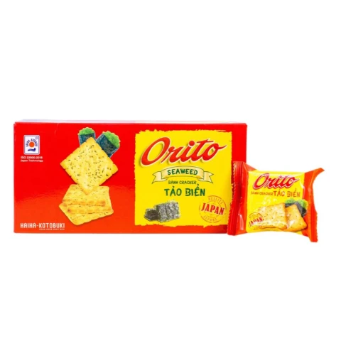 Bánh cracker Orito -  Hải Hà Kotobuki tảo biển 135gr