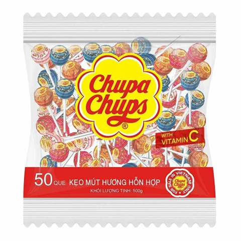 Kẹo mút  Chupa Chups  sắc màu  539.5gr