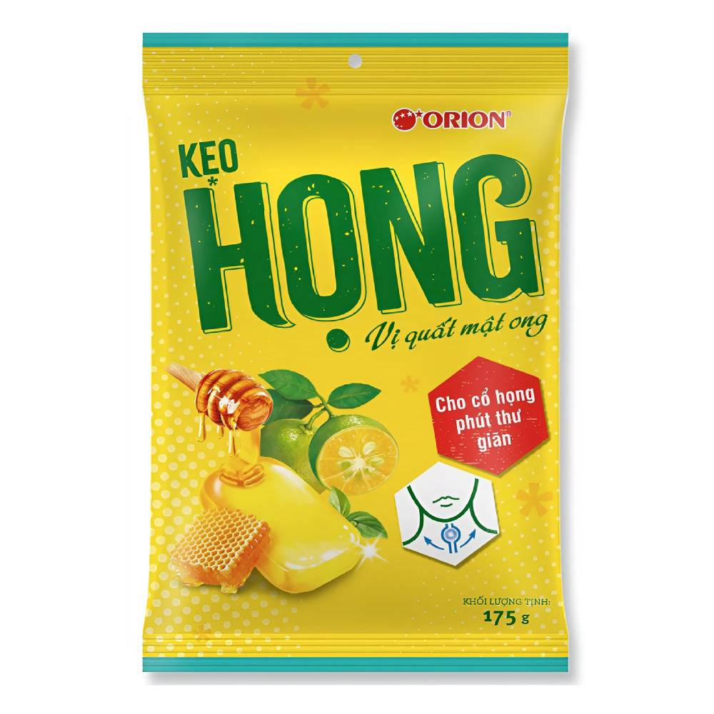 Kẹo họng vị quất mật ong Orion 168gr/20