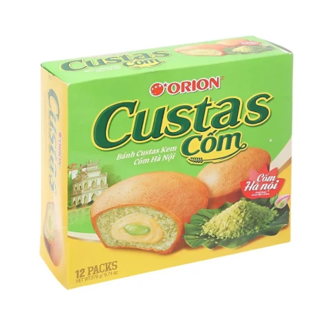 Bánh Custas kem cốm 12 cái 279gr