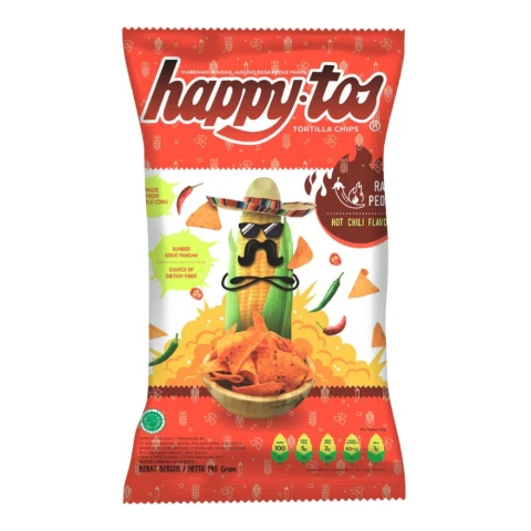 Snack Happy Tos Bắp vị Cay ngọt 140g/16