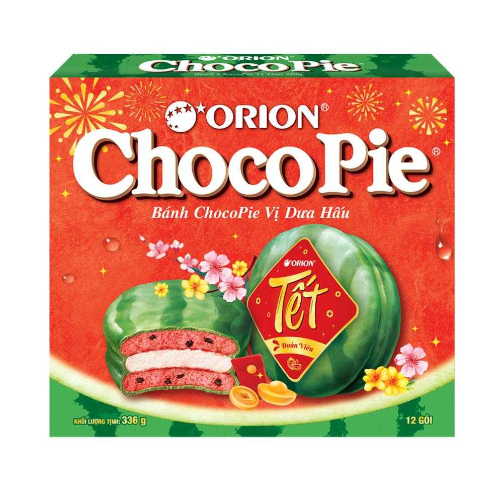 Bánh  Chocopie dưa hấu 12 cái 336gr