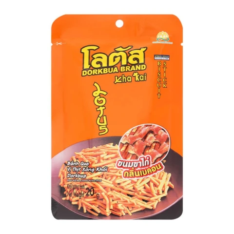 Bánh que Dorkbua vị thịt xông khói 20gr