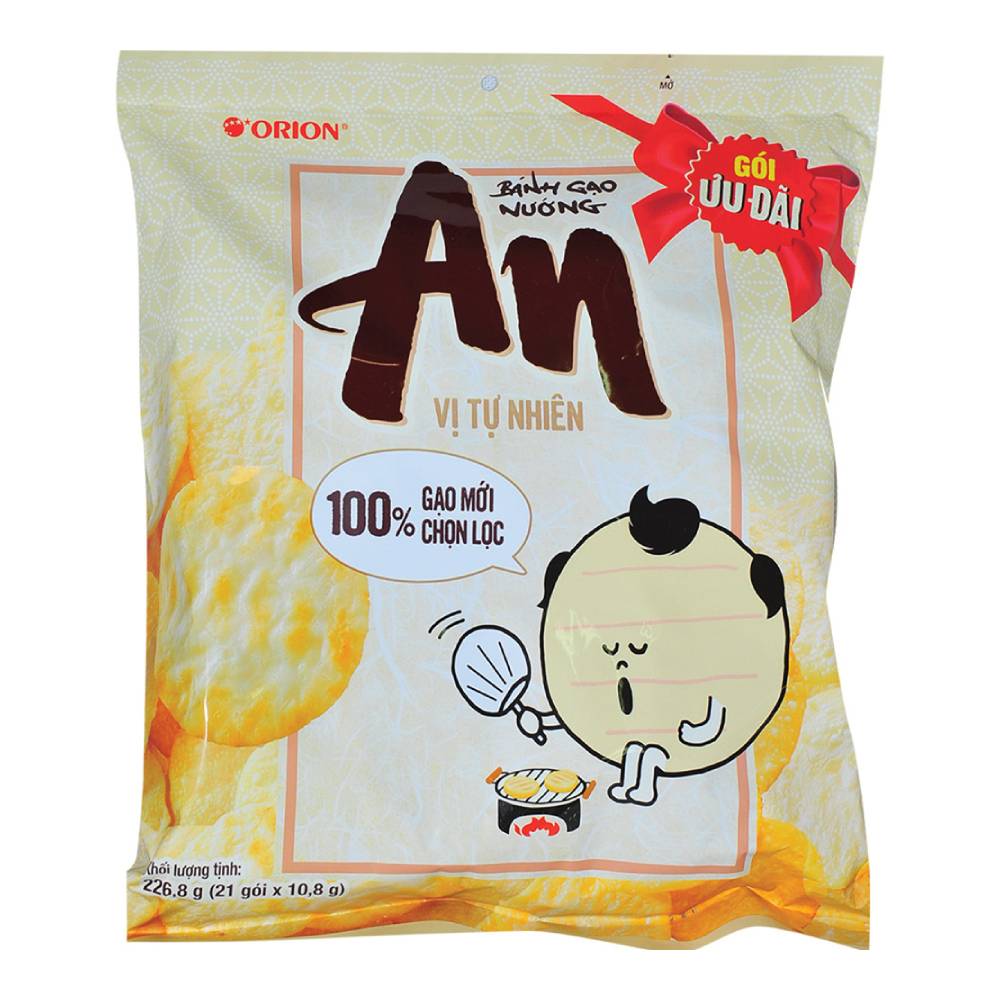 Bánh gạo An  vị tự nhiên 226,8gr