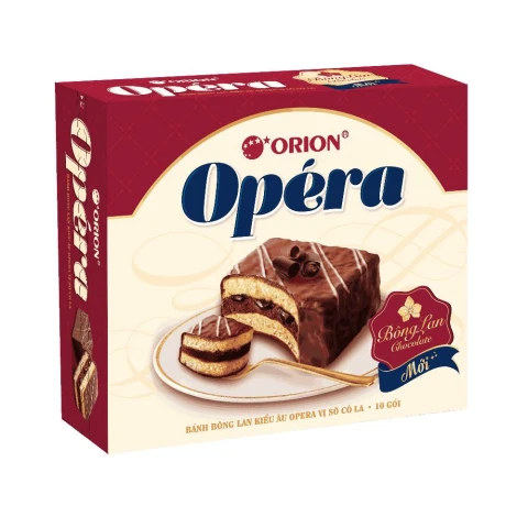 Bánh bông lan Opera  vị sô cô la  280gr