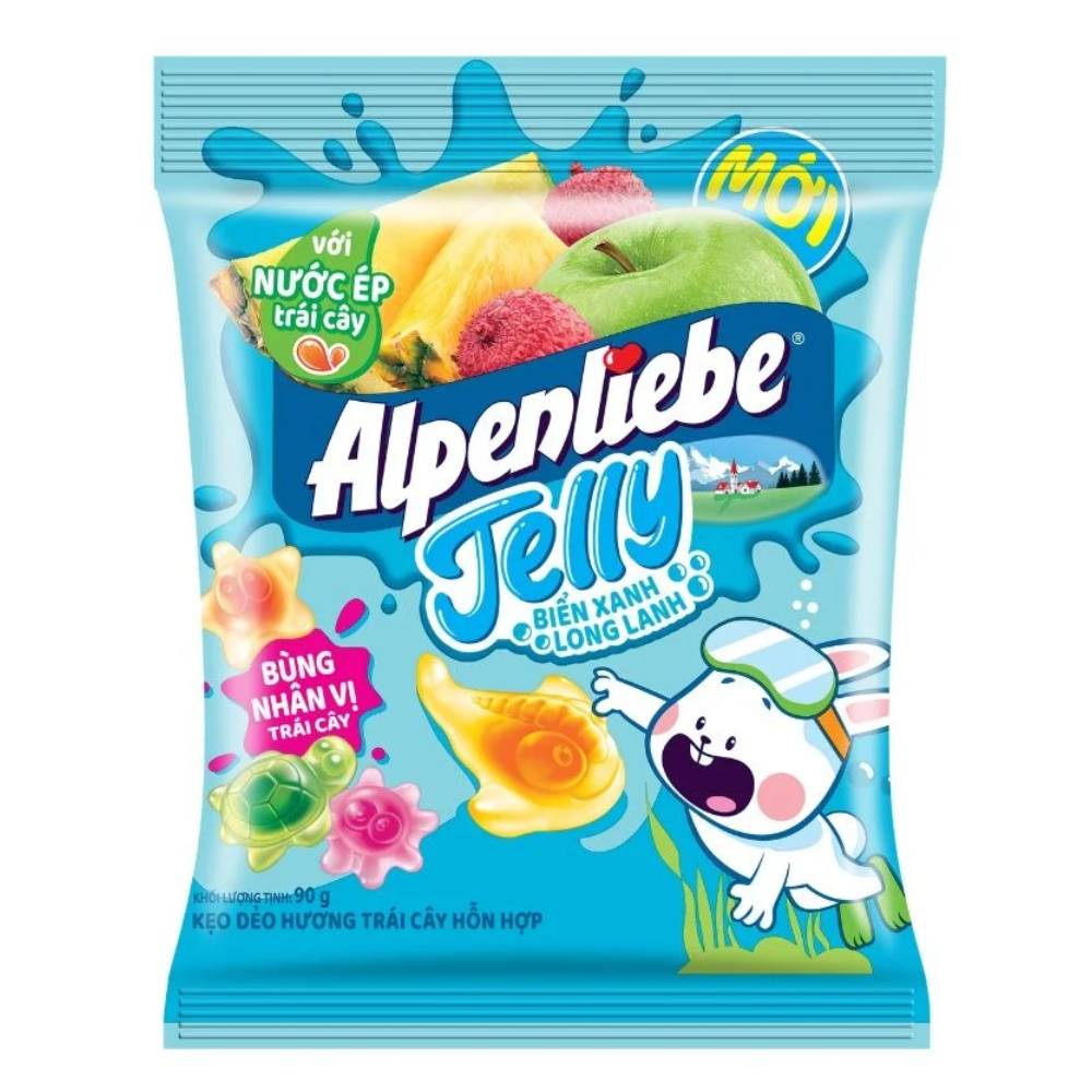 Kẹo dẻo Alpenliebe Jelly biển xanh long lanh  90gr