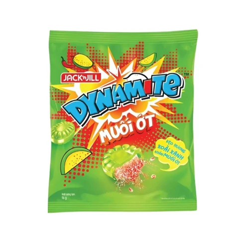 Kẹo  Dynamite xoài xanh nhân muối ớt 96gr