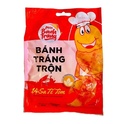 Miss Bánh tráng trộn vị sa tế tôm 20gr