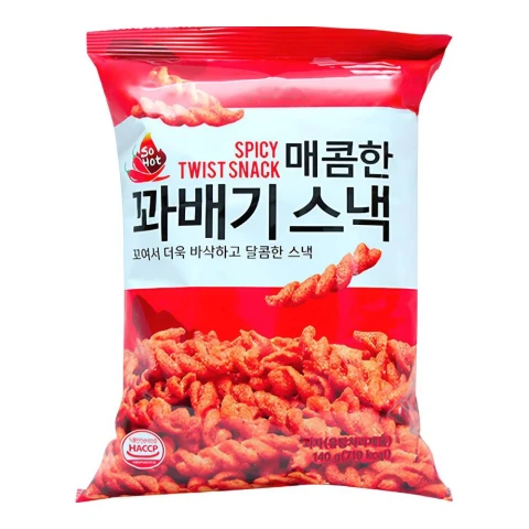Bỏng (Snack) xoắn cay HQ 140gr/20.