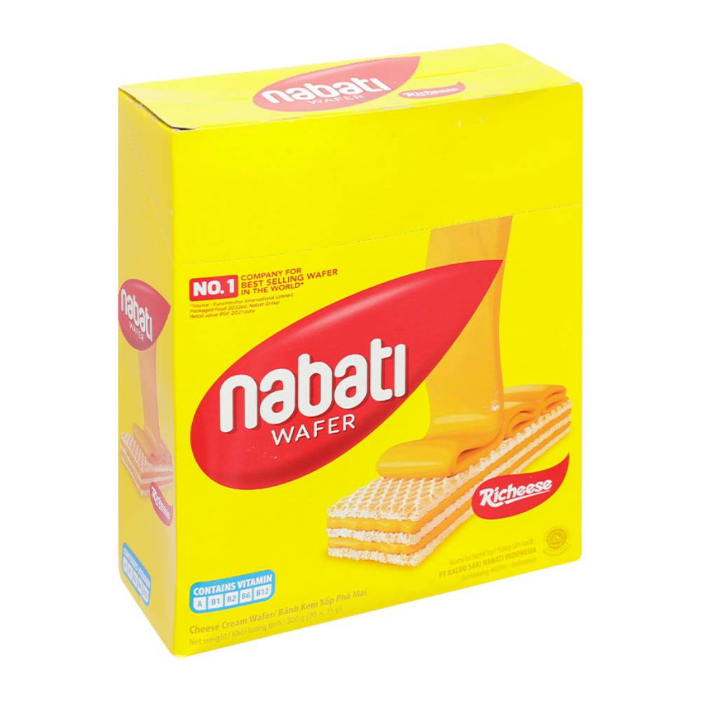 Bánh kem xốp  Nabati phô mai 330gr