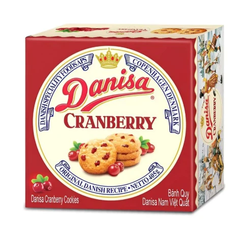 Bánh quy bơ Danisa nam việt quất  607gr