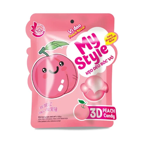 Kẹo dẻo bóc vỏ Đông Dương vị đào  180gr