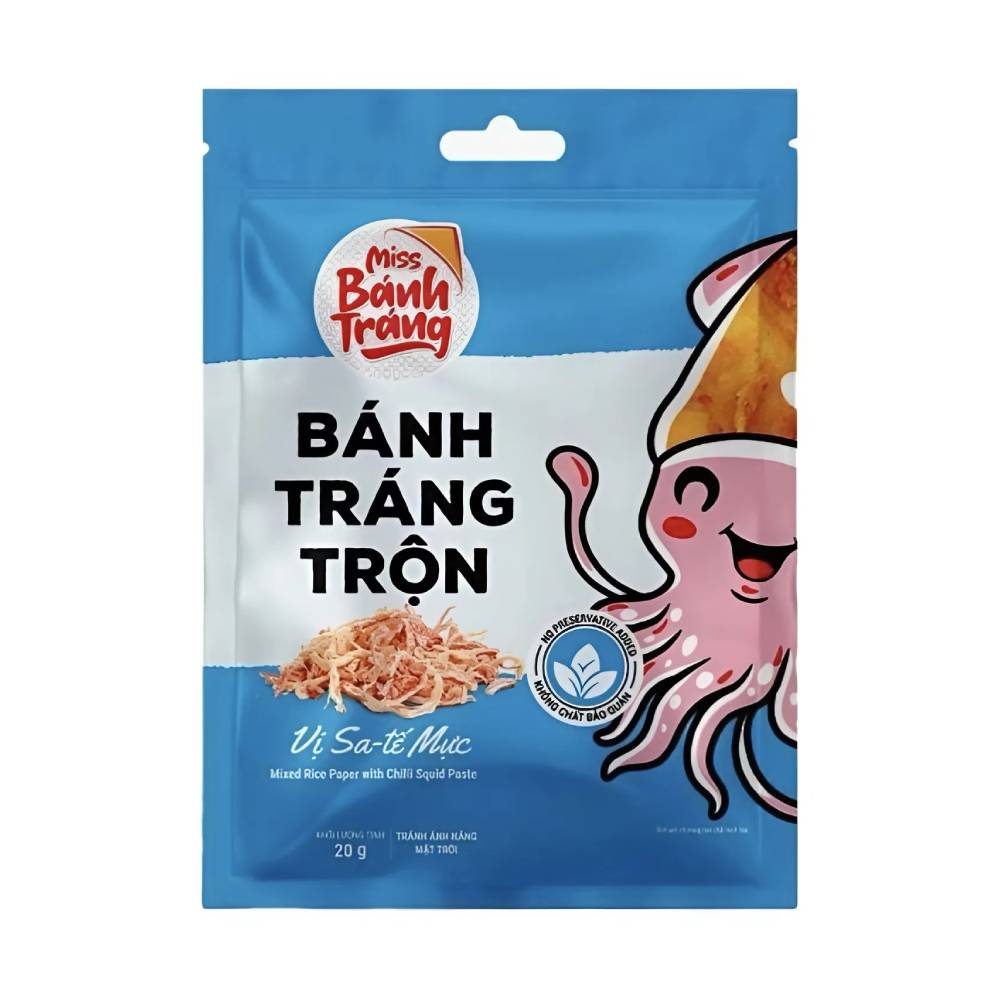 Bánh tráng trộn  Miss vị sa tế mực  20gr