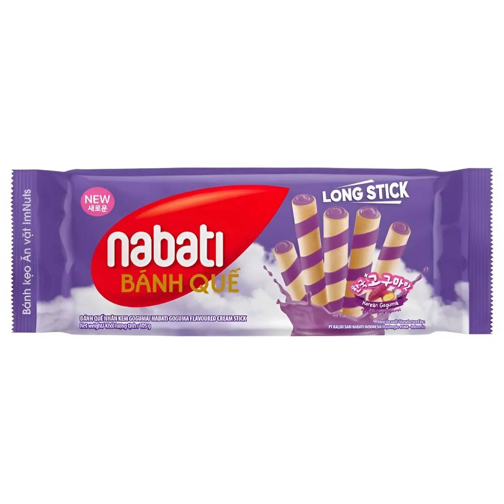 Bánh quế Nabati nhân kem Goguma 105gr