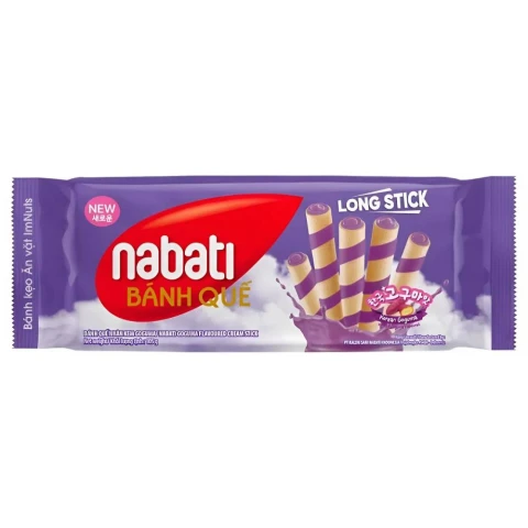 Bánh quế Nabati nhân kem Goguma 105gr