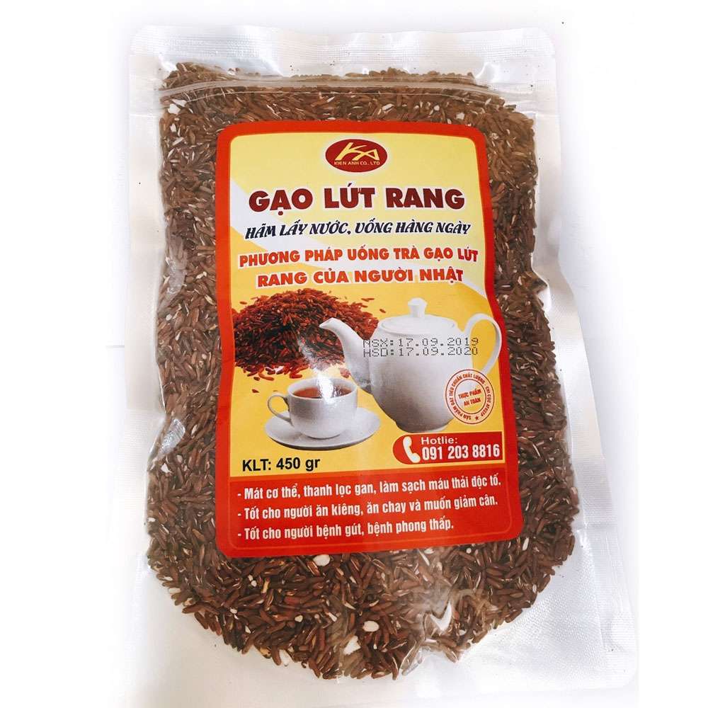 Gạo lứt rang  Kiên Anh  450gr