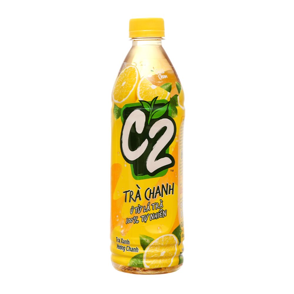 Nước trà xanh C2 hương chanh 455ml