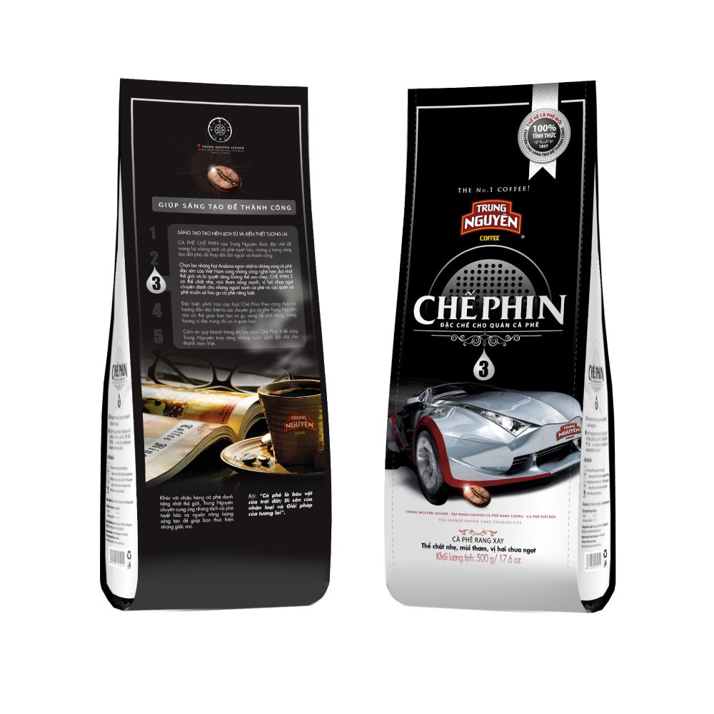 Cà phê Trung Nguyên chế phin 3 500gr