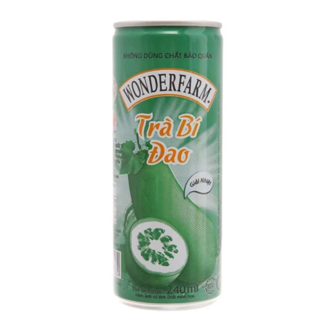 Nước bí đao  Wonderfarm lon cao  240ml