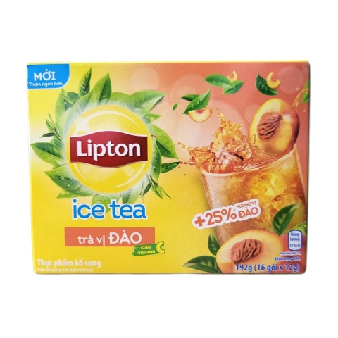 Trà Lipton Ice tea vị đào 192gr