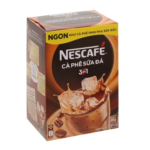 Cà phê sữa đá Nescafe  10 gói *20gr