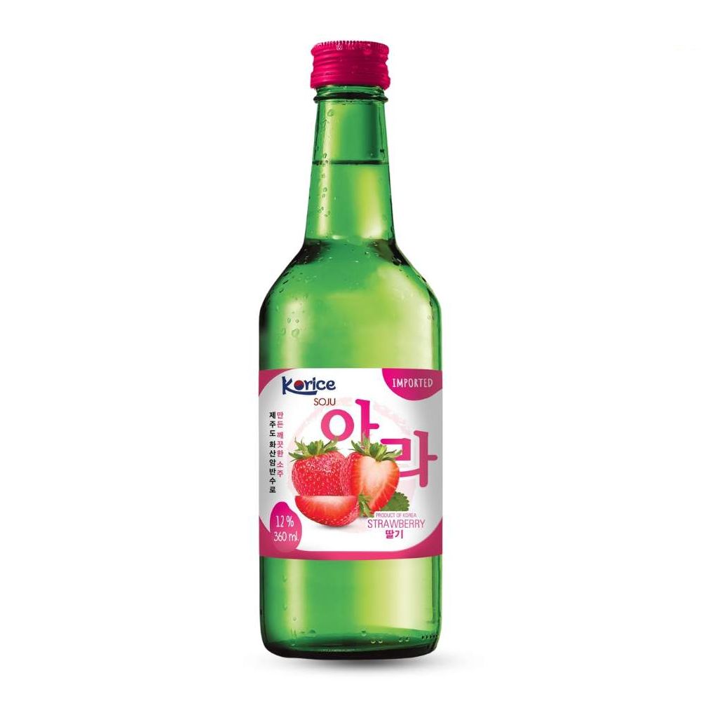 Rượu  Jinro vị dâu 360ml