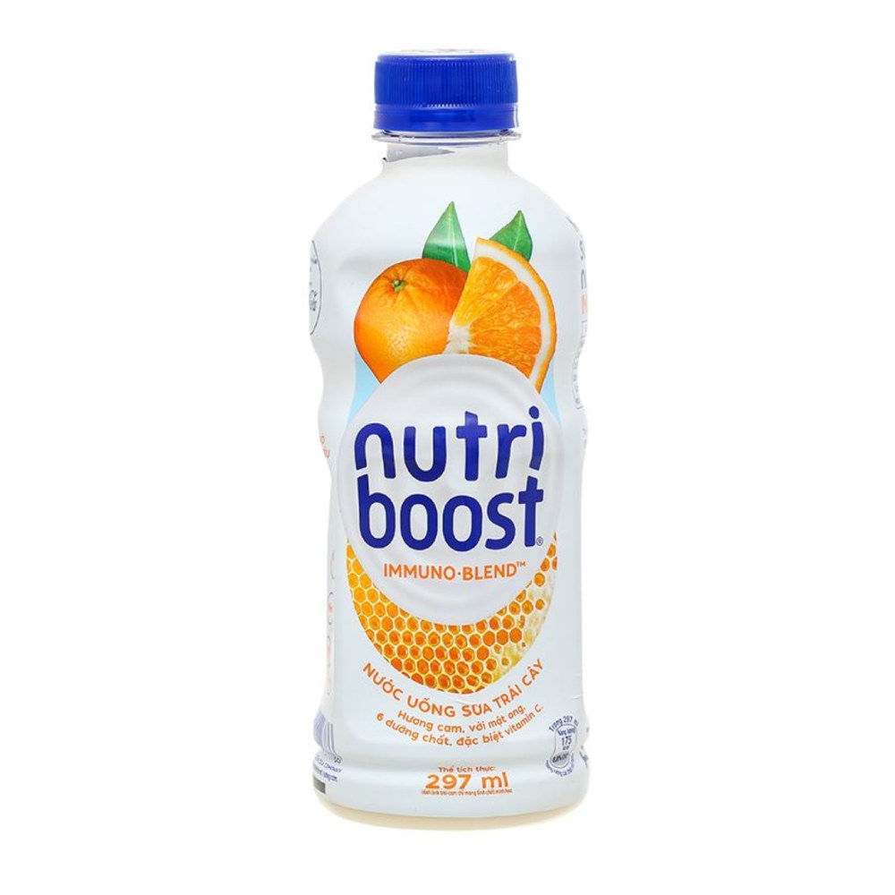 Sữa và nước trái cây Nutriboost  cam 297ml