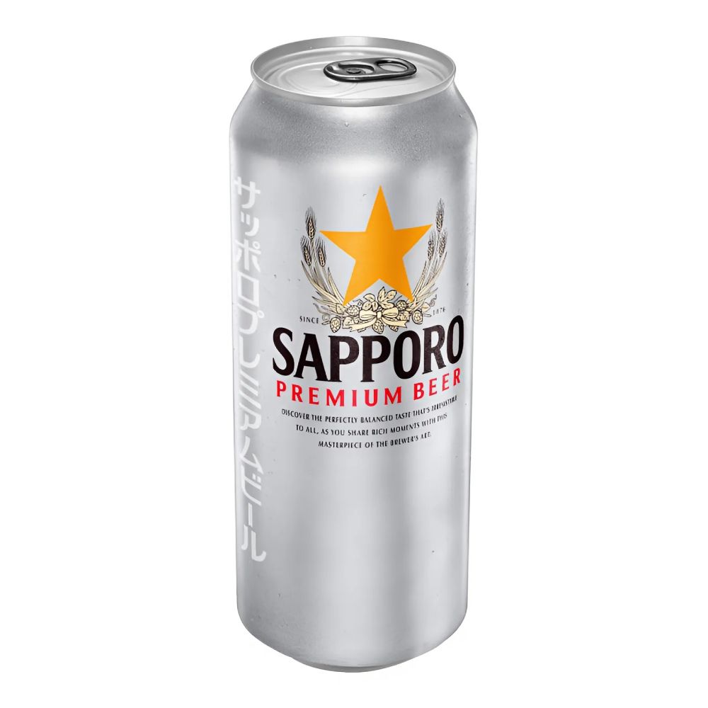 Bia Saporo Premium lon 500ml