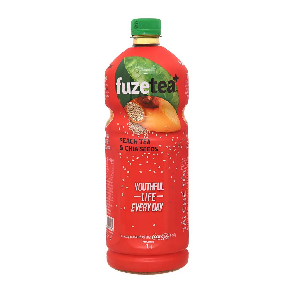 Nước Fuze Tea trà đào & hạt chia 1l/6