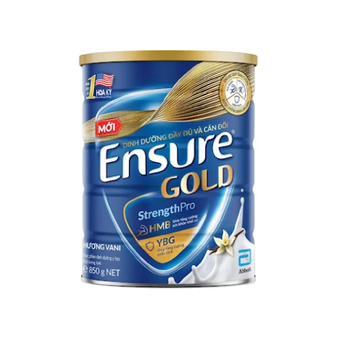 Sữa bột Ensure Gold hương vani 800gr