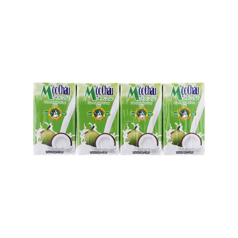 Sữa  Mộc Châu  có đường lốc lốc 4*110ml